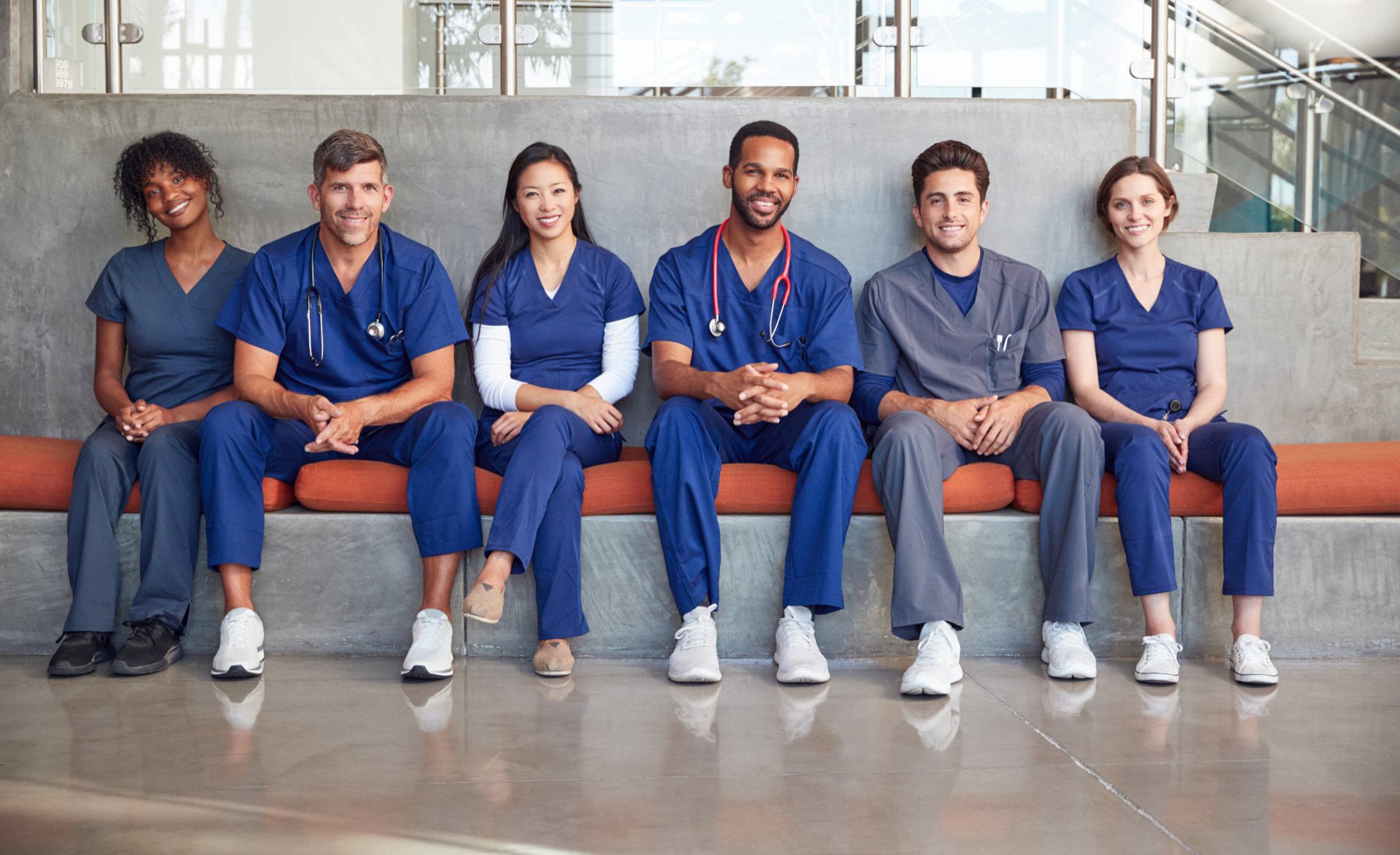 six medical staffs
